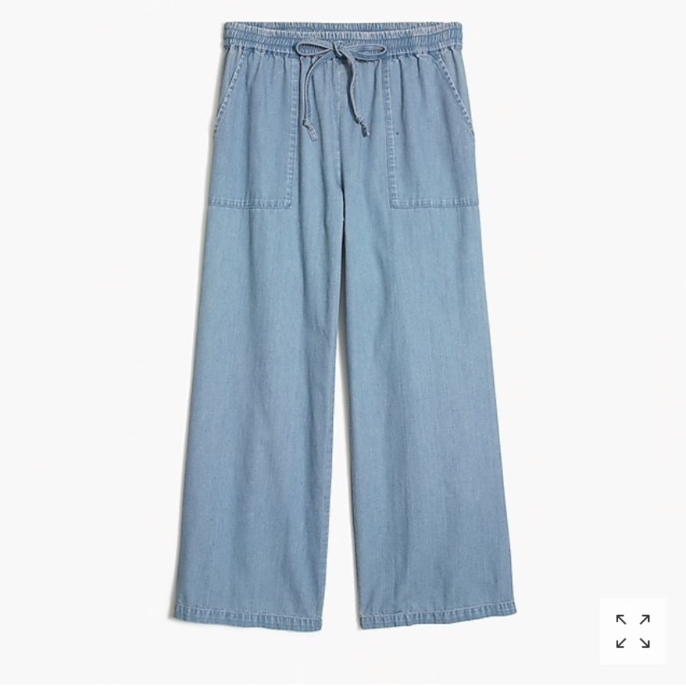 J.Crew Factory Chambray Drawstring Pants
